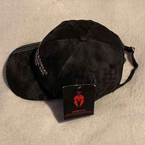 I Identify As A Threat. My Pronouns Are Try/Me hat with Tags - Picture 2 of 9